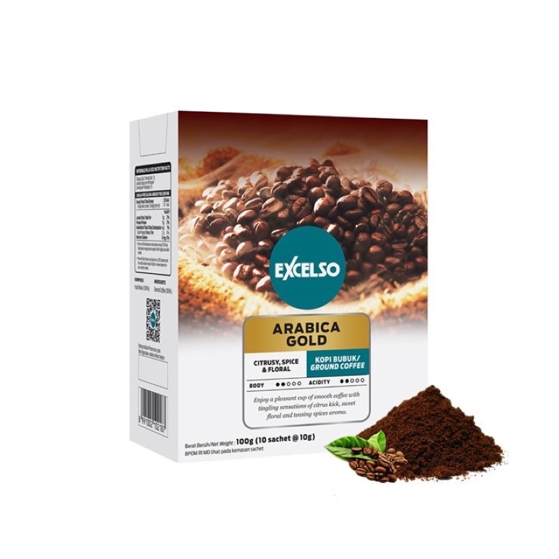 

EXCELSO ARABICA FOLDING BOX ISI 10 SCH 10G