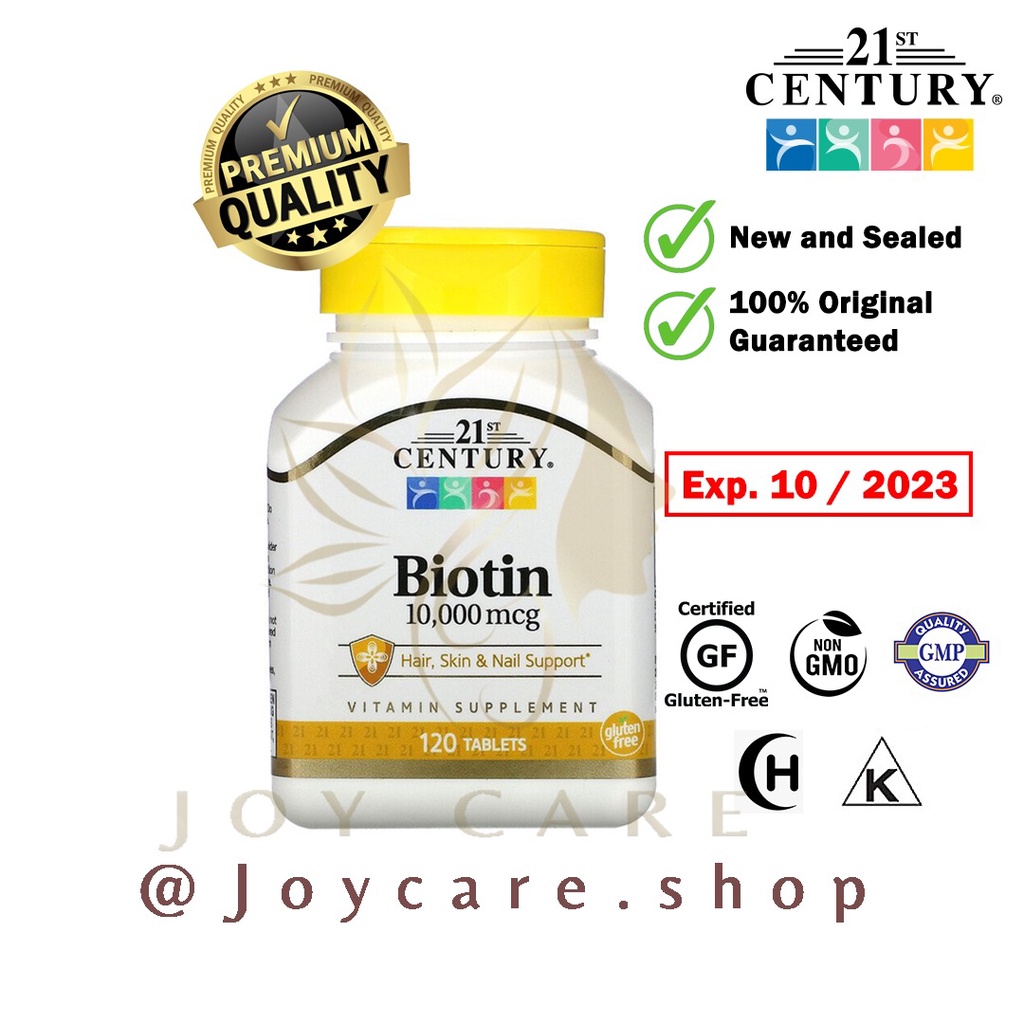 21st Century Biotin 10000mcg 120 tablet
