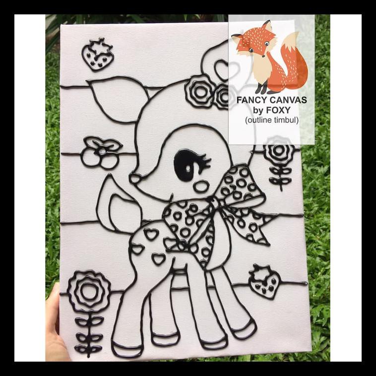 

BARU KANVAS LUKIS ANAK DENGAN OUTLINE TIMBUL GAMBAR - HUMMINGMINT PERALATAN MELUKIS TERLARIS DAN