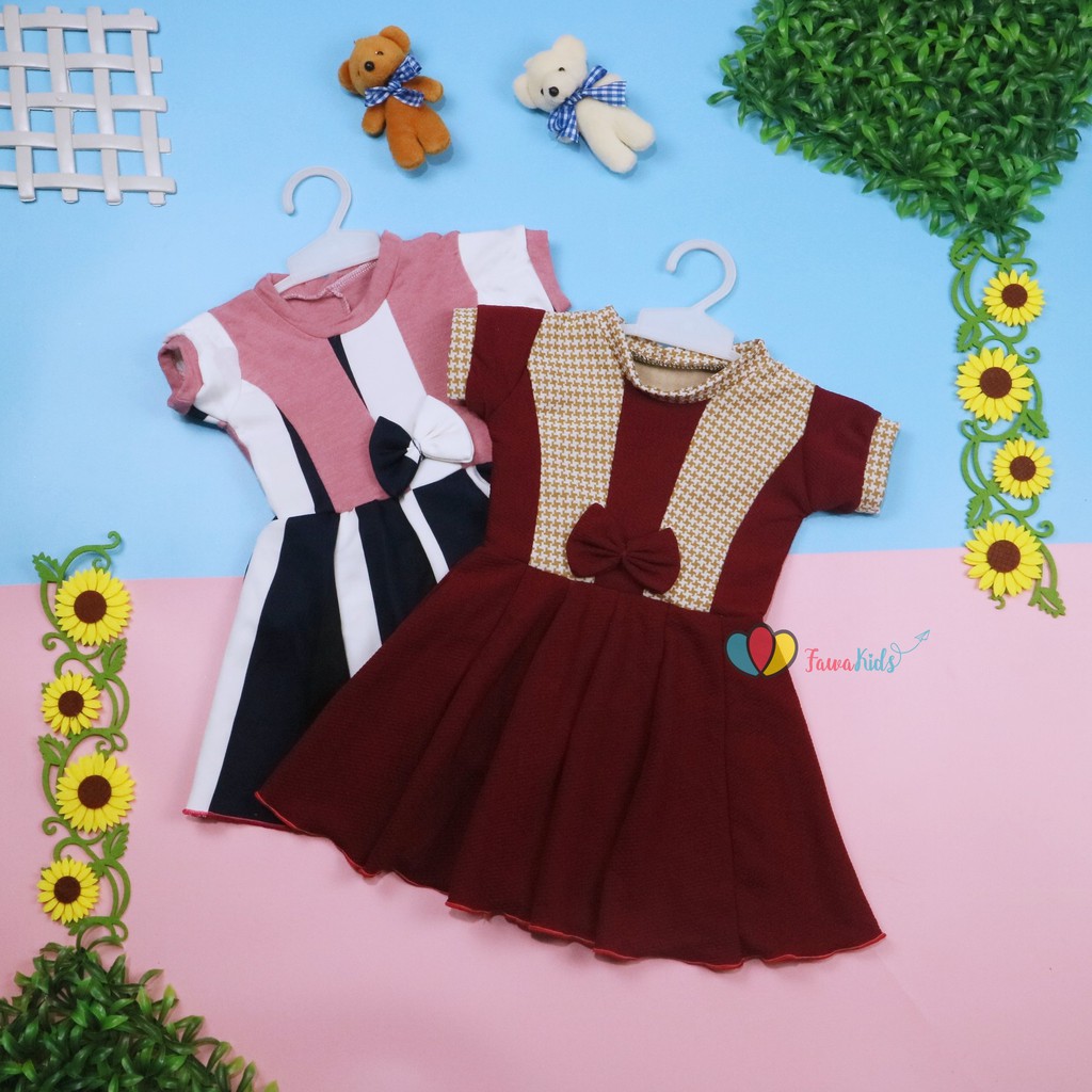 Dress Mikhayla size 1-2 Tahun / Dres Anak Perempuan Baju ...