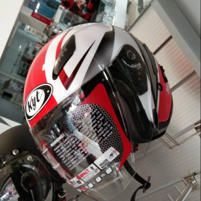 Helm half face Honda HRR