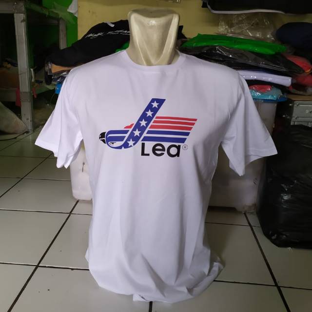Kaos T-shirt baju distroPria Lea Amerika // Baju Pria LEA