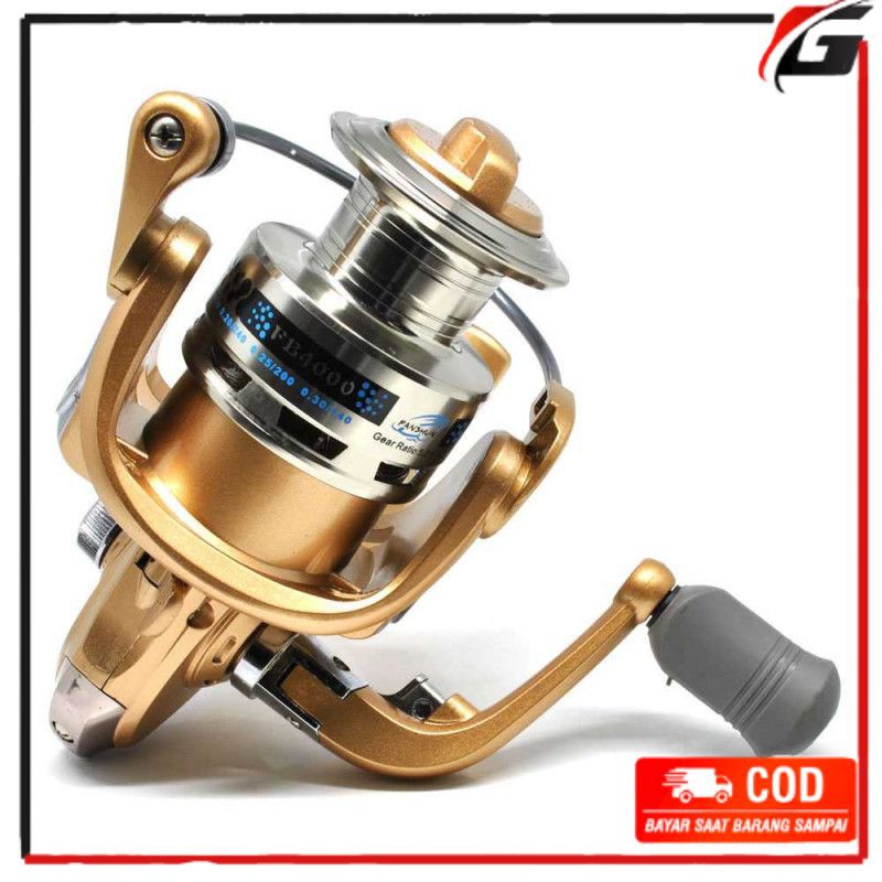 Fanshun Gulungan Pancing FB3000 Fishing Spinning Reel 10 Gold