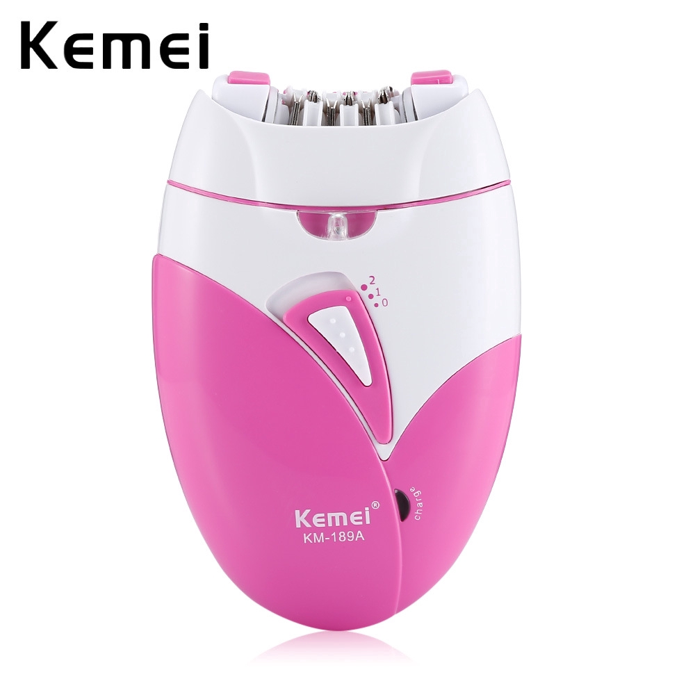 

Kemei Wanita Epilator Hair Removal Cukur Listrik Isi Ulang untuk Bikini Tubuh Wajah Ketiak USB