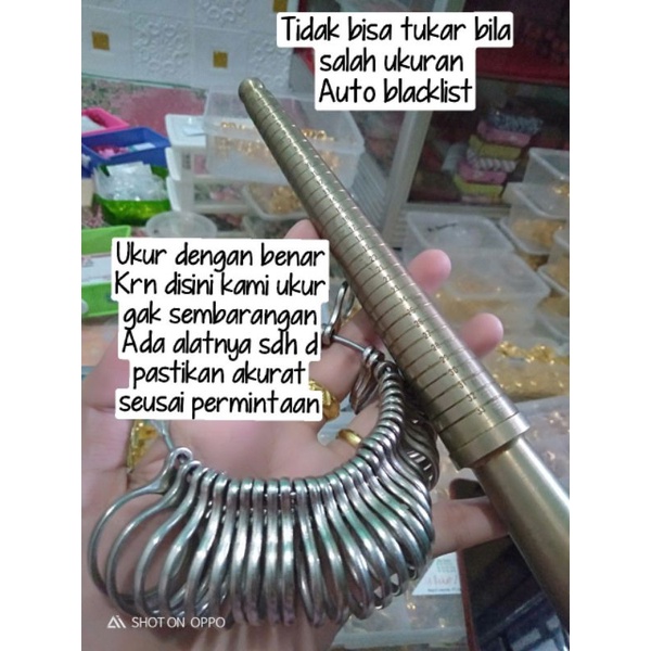 CARA UKUR GELANG DAN SIZE CINCIN