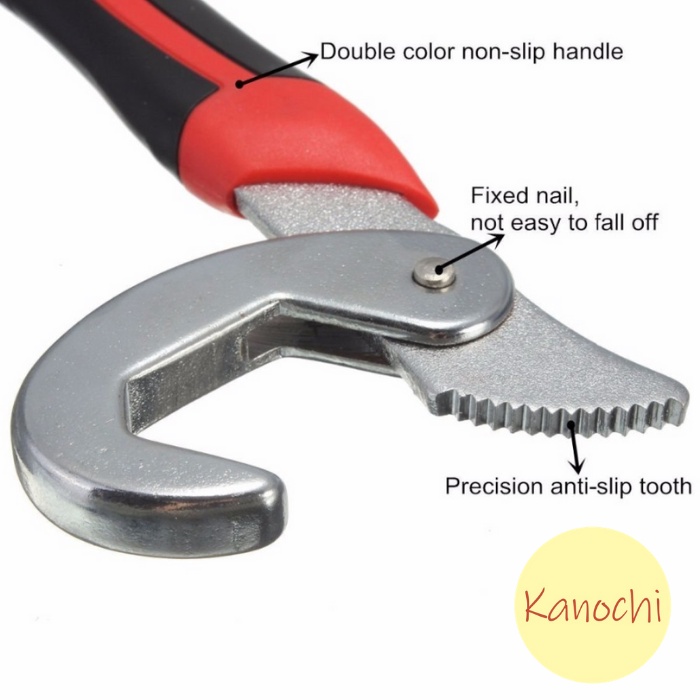 2pcs SNAP N GRIP Kunci Inggris Serbaguna 2 Pas Universal Magic Wrench