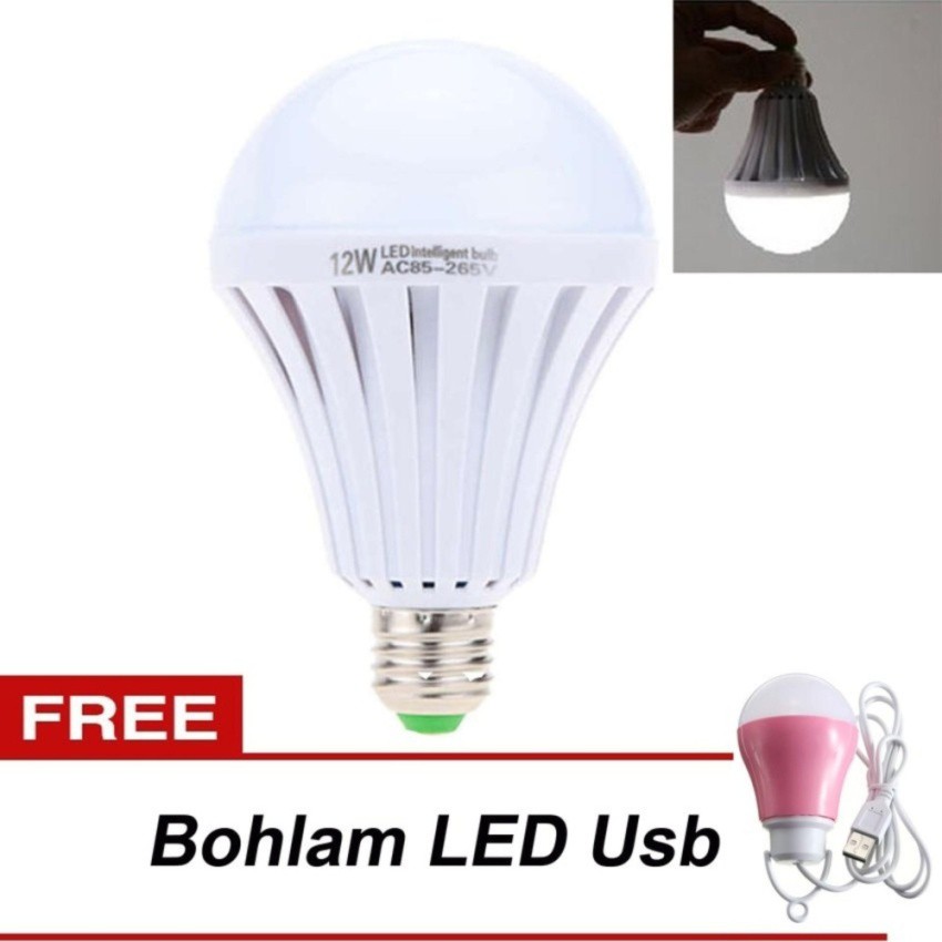 Lampu LED Otomatis Autolamps Bohlam Emergency 15Watt + LED Bohlam Lampu USB 5 Watt