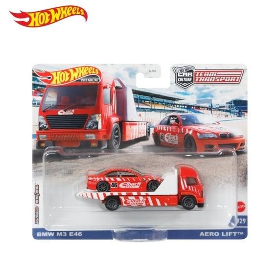 HOTWHEELS TEAM TRANSPORT 2021 BMW M3 E46 AERO LIFT EIBACH DIECAST