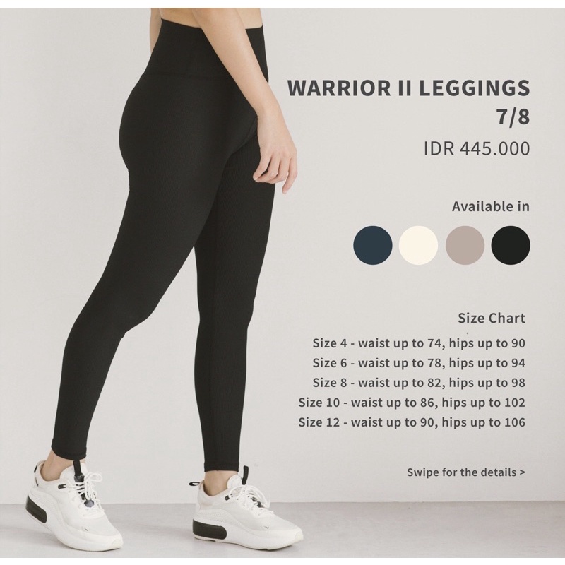 Warrior II Leggings 7/8 Officially Rise x Patricia Stephanie