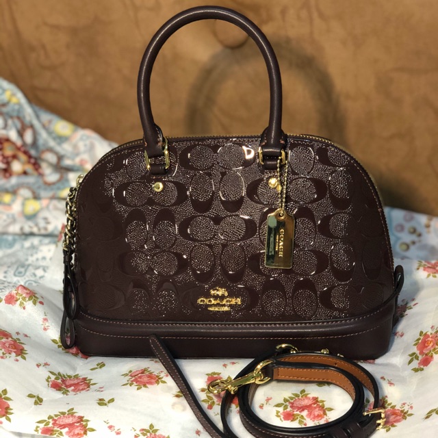 Coach Alma warna coklat Original jual Rugi