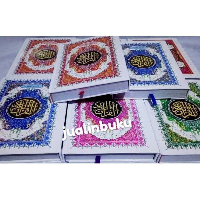 Al Quran A4 Cover Putih Kertas CD Buram Al Quran Terjangkau untuk Wakaf