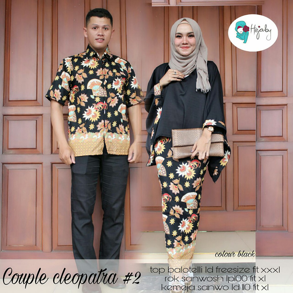 HJB COUPLE CLEOPATRA (BATIK, KEBAYA PESTA, SARIMBIT)