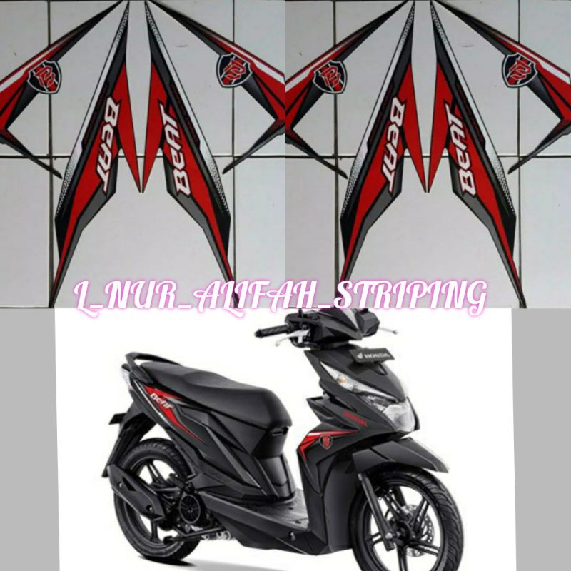 Jual Stiker Striping Lis Les Polet Body Motor Honda Beat Fi Esp 2019