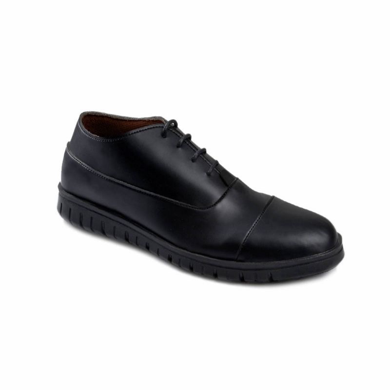 Sepatu Pria Footstep Footwear - Saga Black