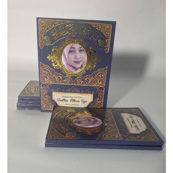 

buku yasin isi 128 halaman cober embos