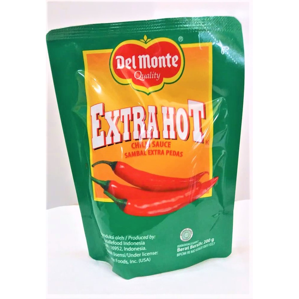 

SAUS SAMBAL DEL MONTE EXTRA HOT 200 GR POUCH TASTY CHILLI EXTRA HOT