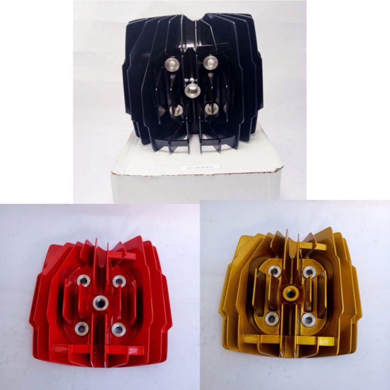 Silinder Kop Nanas head Belimbing YZ125 PNP RX King HITAM-6