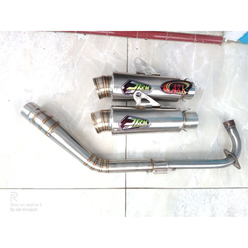 knalpot jrm bebek racing dan standar 110cc 130cc