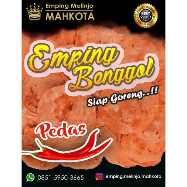 

Emping Benggol Pedas 1/2 kg