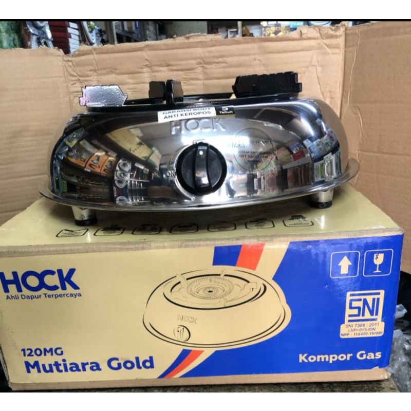 KOMPOR GAS HOCK BODY STAINLESS TIPE 120MG