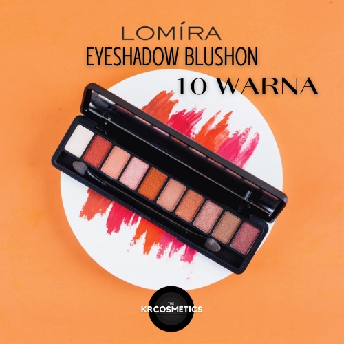 LOMIRA Eyeshadow pallete 10 Colour warna 10gr