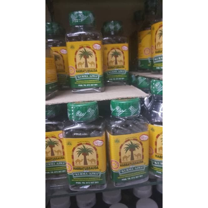 

Habbatussauda jintan hitam cap kurma ajwa 120 kapsul