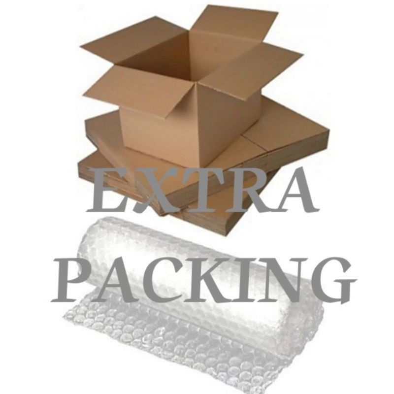 

Packing Tambahan Bubble Wrap + Kardus