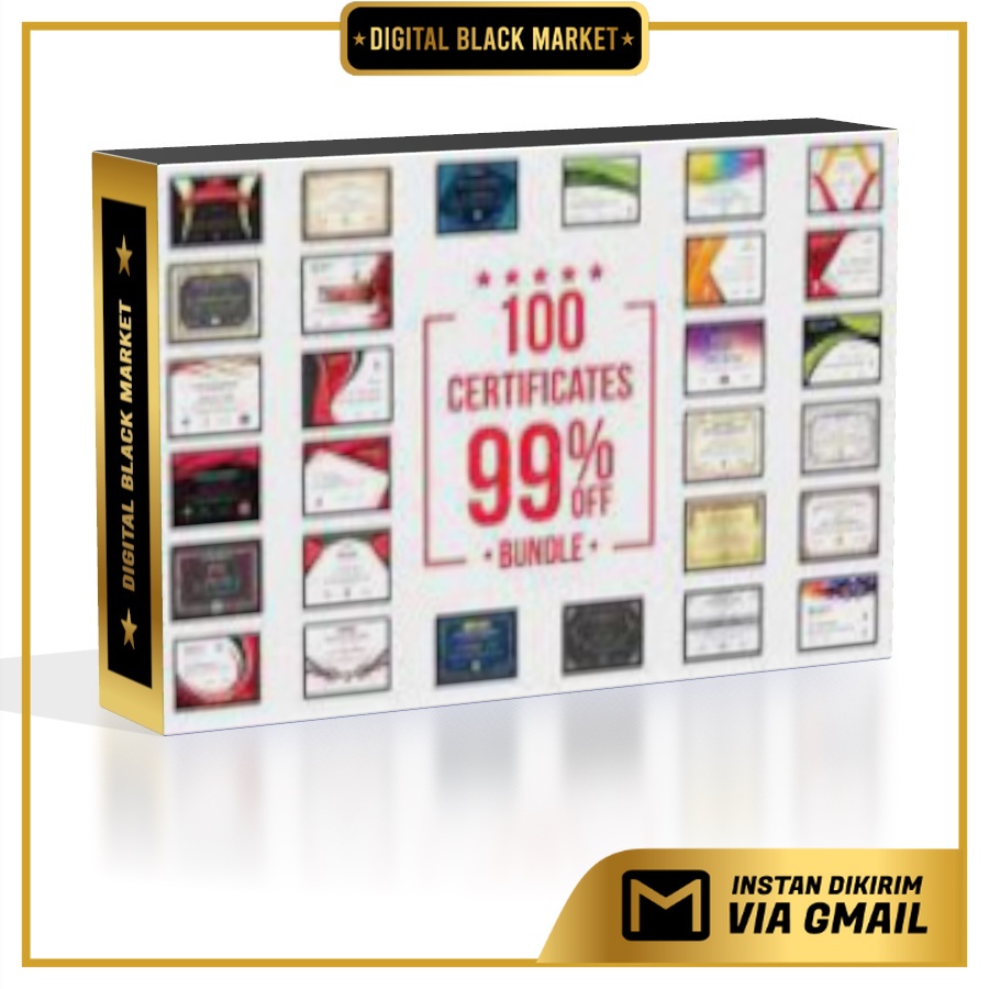 100 Ultimate Certificate Bundle - Vector Designs