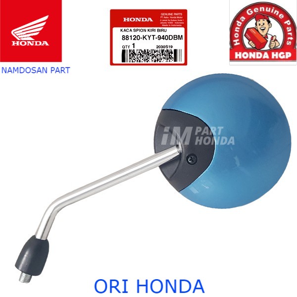 Ahm 88120-KYT-940DBM Spion Kiri PNP Kanan Scoopy Karbu Fi Biru