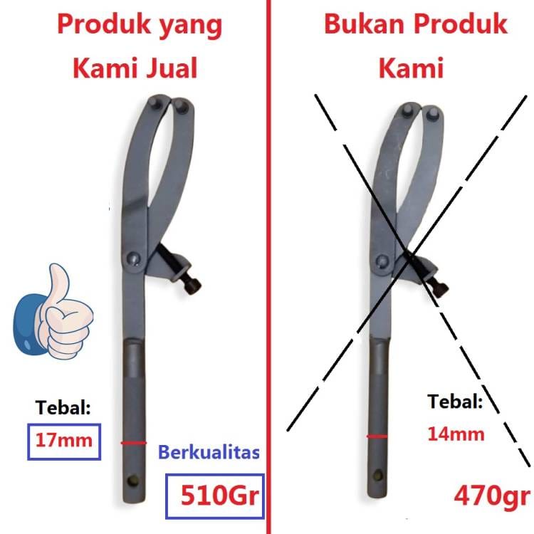 Treker CVT Belt Kunci Tahanan Kopling Motor Matic Flywheel Pliers Coupling Nut Spanner Bahanan Y-5