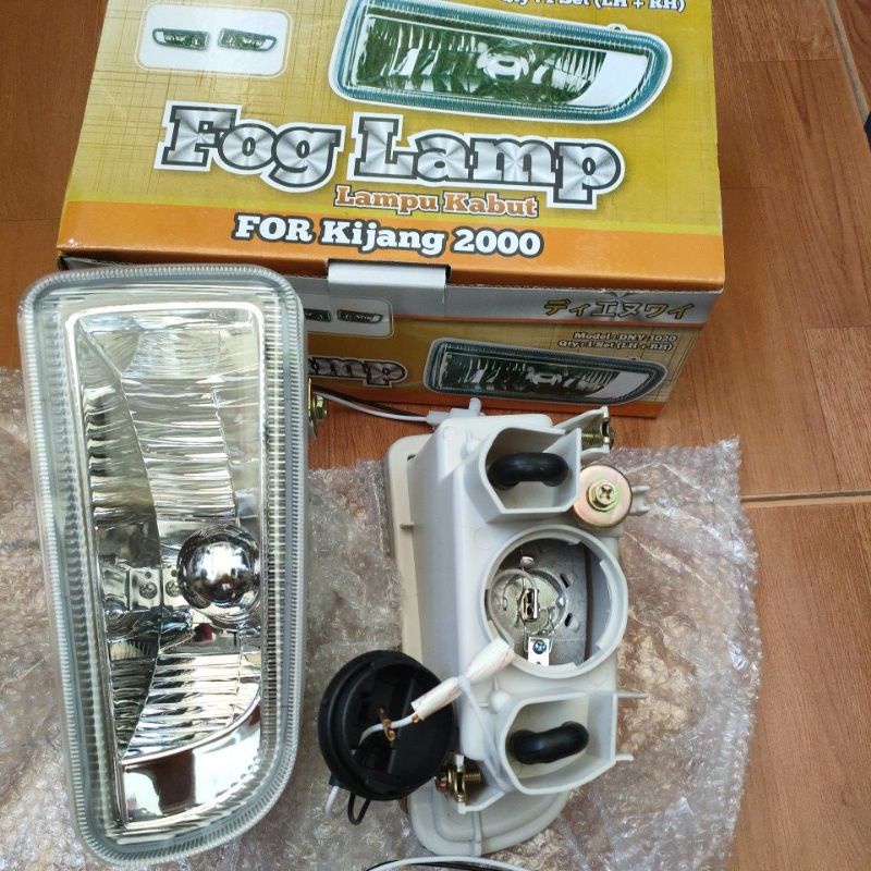 FOGLAMP KIJANG Kapsul 2000/2001/2002/ + BOLAM KIRI KANAN Kijang Krista Lampu Kabut / Senja Bemper Mo