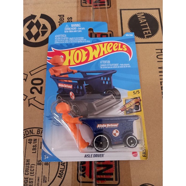 hotwheels AISLE DRIVER orange hotwheels kereta belanja HW FAST FOODIE