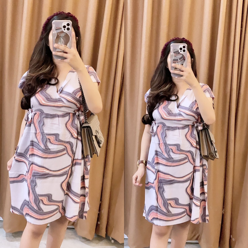 Baju tidur Daster kekinian kimono busui frendly bahan rayon adem-VANESA WER