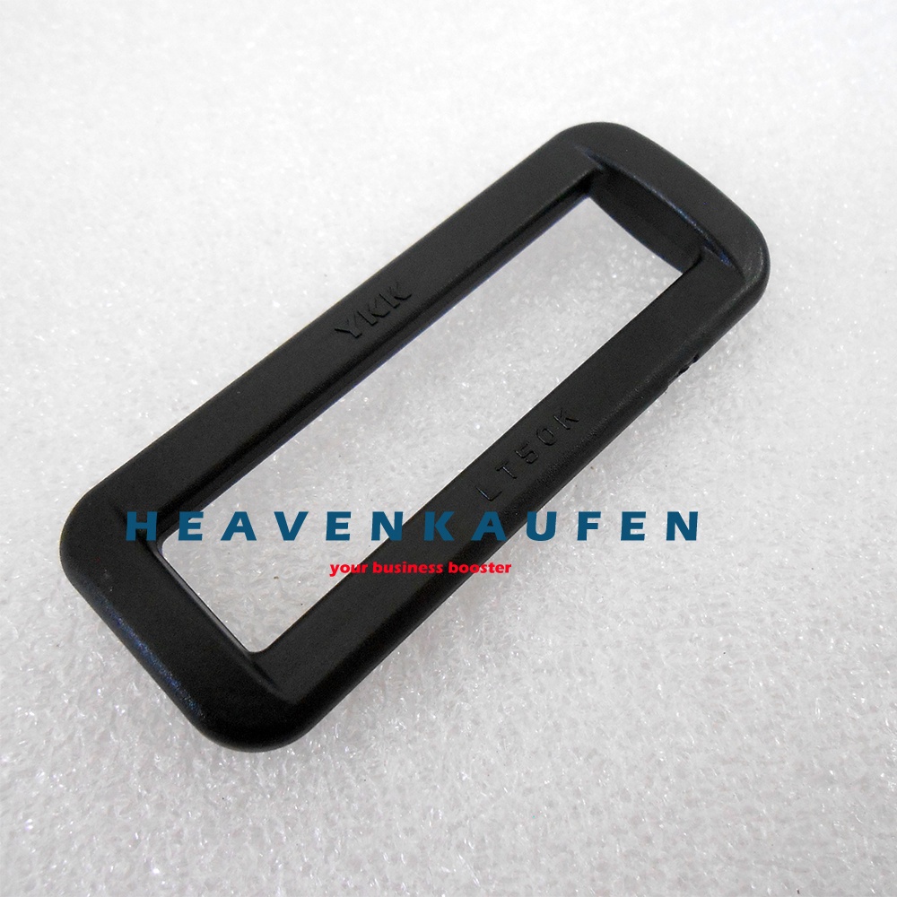 Ring Kotak Tas YKK 5 cm Hitam Poly Acetal POM Bagus Kuat High Quality