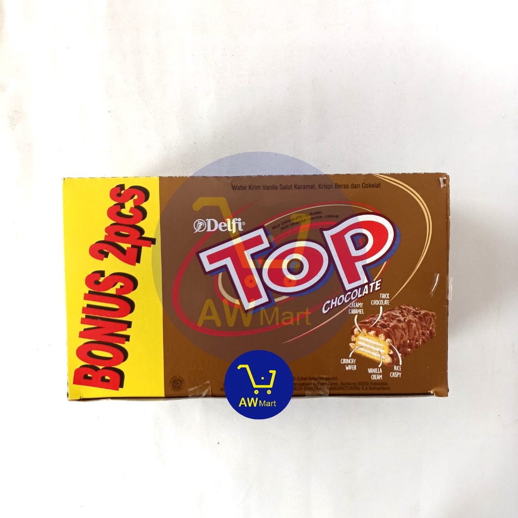 WAFER TOP BOX ISI 24 X 9GRAM BONUS 2 PCS