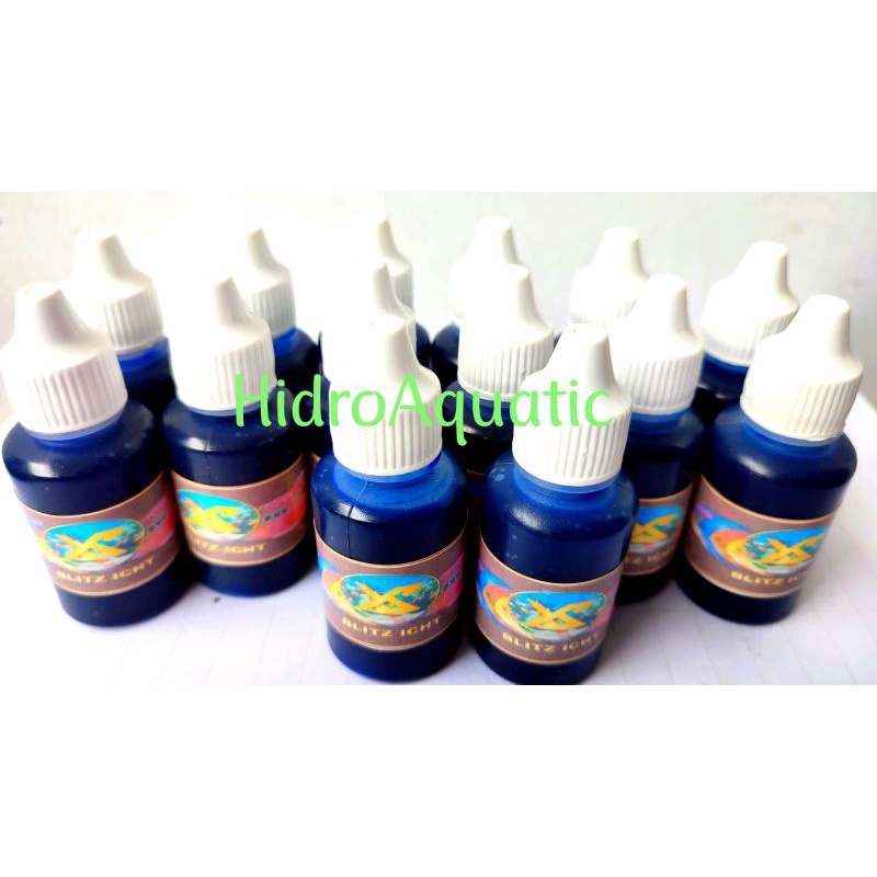 BLITZ ICH SUPER PEKAT / OBAT BIRU / OBAT IKAN / WHITE SPOT OBAT JAMUR / BLIT IT