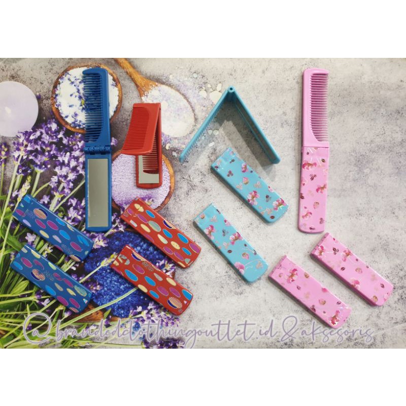 SISIR LIPAT CERMIN PRAKTIS SOUVENIR / SISIR LIPAT KACA SOUVENIR PERNIKAHAN / SISIR SAKU LIPAT / SISI