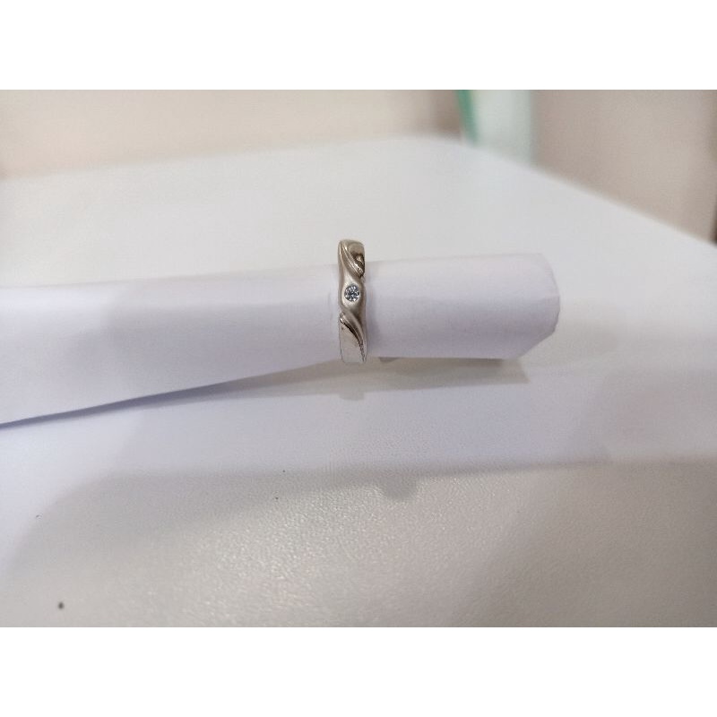 cincin debir emas putih 375k