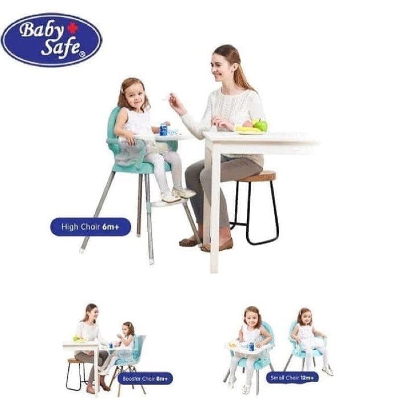 Baby Safe High Chair 3 in 1 - Kursi Makan Bayi 3 in 1 HC05