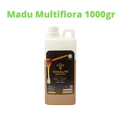 

(Multiflora) Madu Asli Murni Sehat RAW Ghaaliya Nektar Multiflora 1000gr