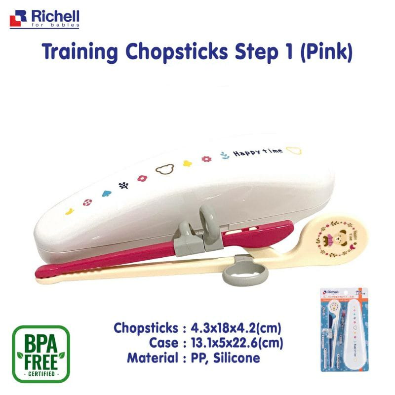 Richell Training Chopsticks With Case ( R20330/31)