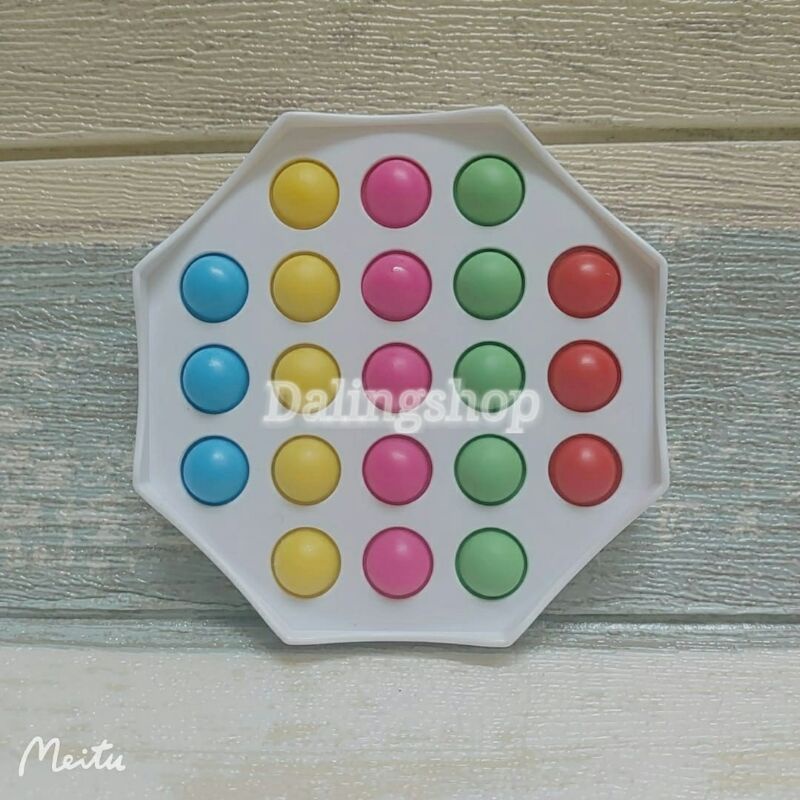 DALINGSHOP Pop it Fidget Mainan Go Bang fox Mind Mainan Anti Stress  Pop Pop itko-New Octagon🌈