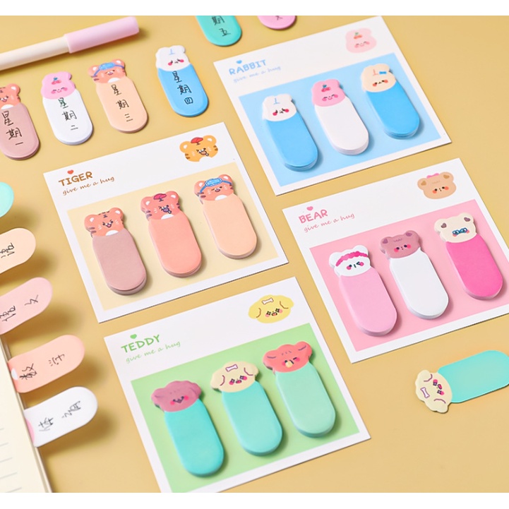 

Sticky notes animal 3in1 Memo note tempel