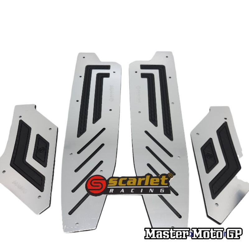 plat bordes ADV 150 cnc Scarlet Racing Plat bordes karpet ADV150 cnc