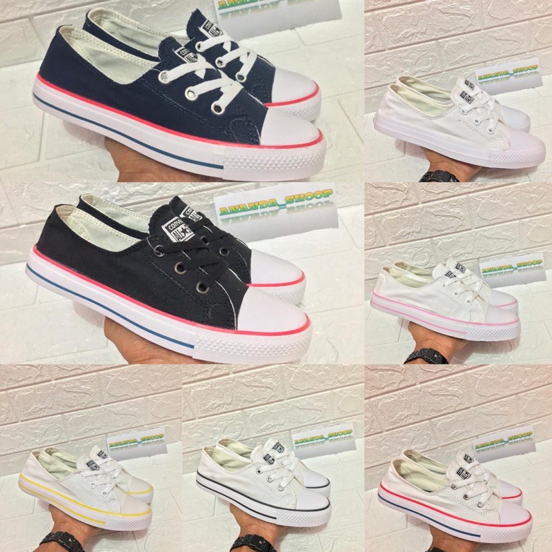 TERBARU!!!Sepatu converse allstar  slip on terbaru+box