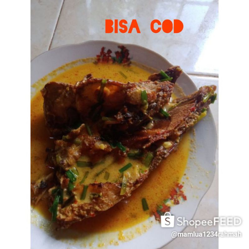 1/2kepala Ikan asap manyung segar