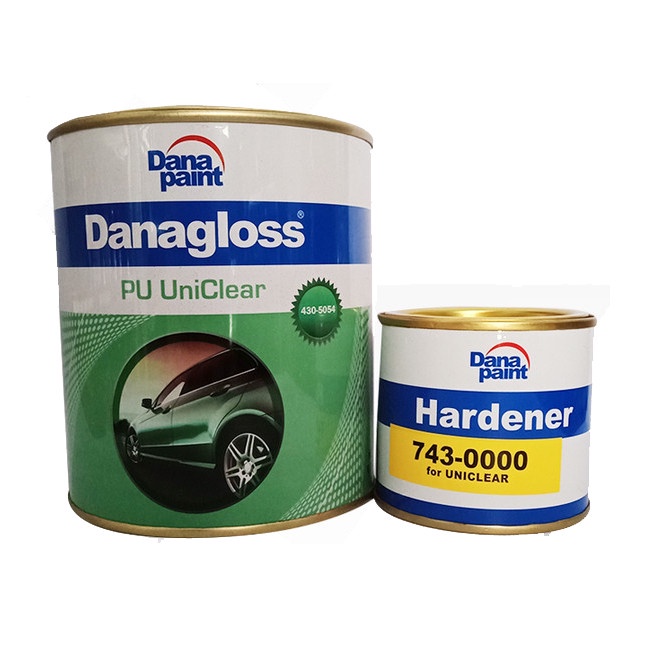 DANAGLOSS PU 430-5054 Uni Clear/UniClear Anti Gores Mobil Sepeda Motor 1 Liter Set