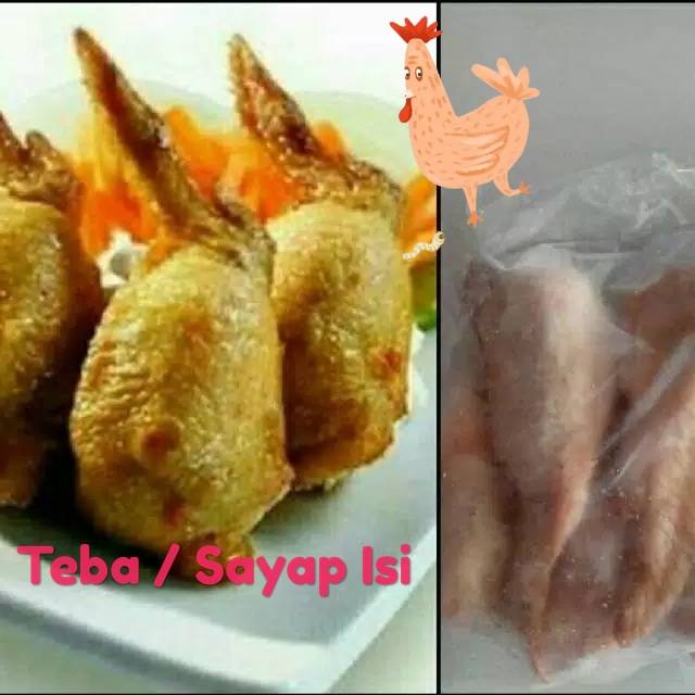 

Sayap isi Teba homemade