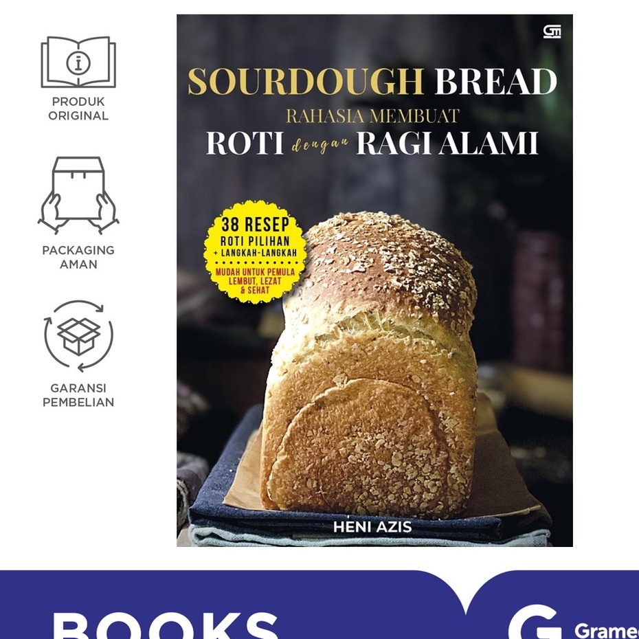 Jual Sourdough Bread Roti dengan Ragi Alami (Heni Azis) Shopee Indonesia