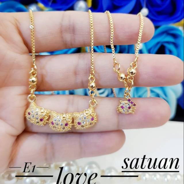 Xuping kalung anak lapis emas 18k